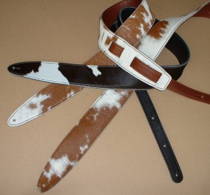 Durango-Suave Exotic Guitar Strap - Maverick "Hair-On" Cowhide