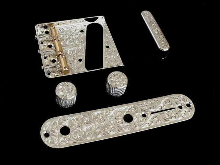 Hand-Engraved Telecaster™ Guitar Parts Set