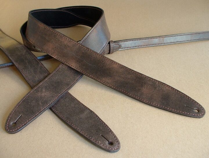 Relic Model Leather Guitar Strap