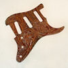 Hand-Tooled Leather "Strat" Pickguard - Image 3