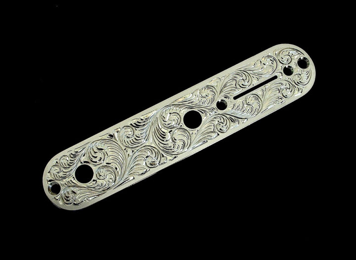 Hand-Engraved "Tele" Control Plate