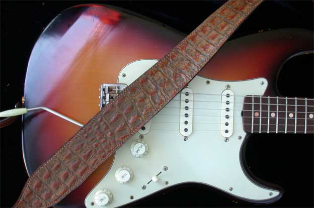 Gator Model Leather Guitar Strap